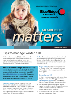 Membership MattersNovember 2019